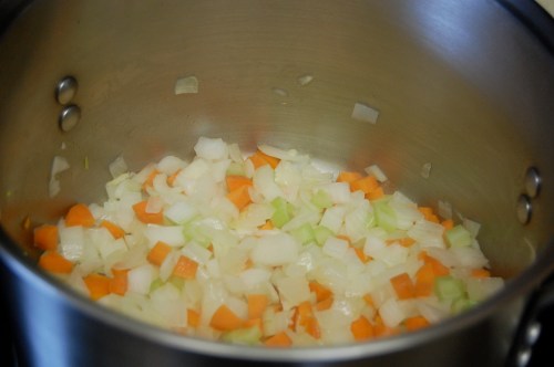 Sauteed vegetables Sauteed vegetables in pot