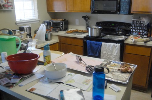 Messy kitchen My messy kitchen after cooking