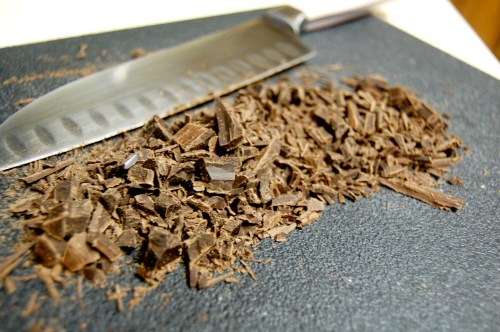 Chocolate Chopped-up chocolate