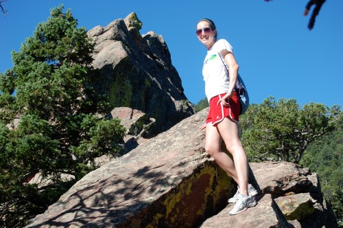 Colorado2 On top of one of the Flatirons
