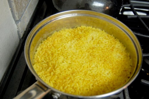 seasoned basmati rice